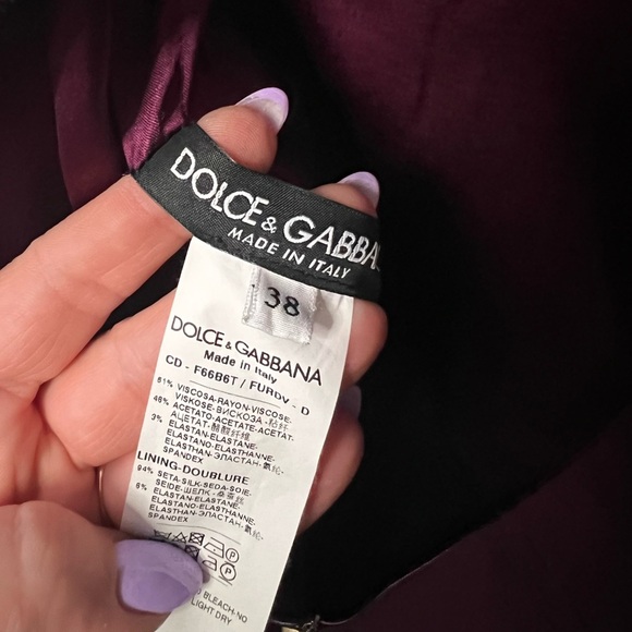 DOLCE & GABANNA • CREPE 3/4 SLEEVE • DRESS - Picture 4 of 4